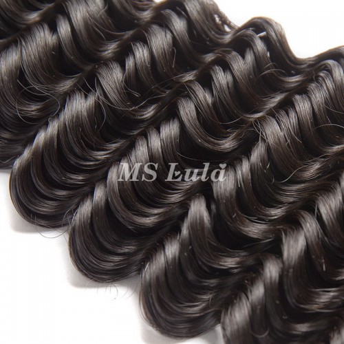 Virgin Deep Wave Curly Hair Weave | Human Hair Wig | Lace Front